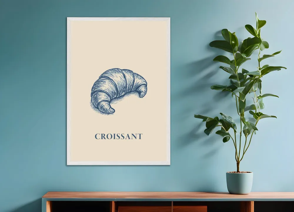Leipomo Juliste - Croissant Posterscape Creative Studio