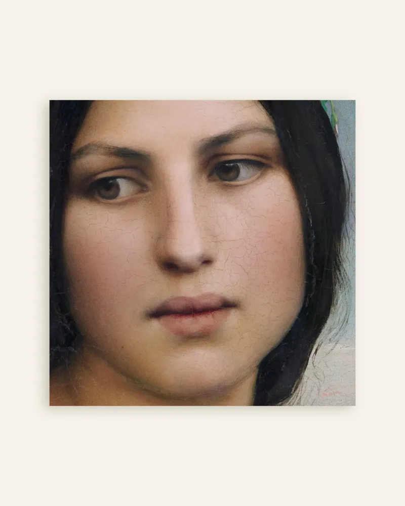 Louis Janmot "Fleur des Champs" Muotokuvan Yksityiskohta Juliste Posterscape Creative Studio