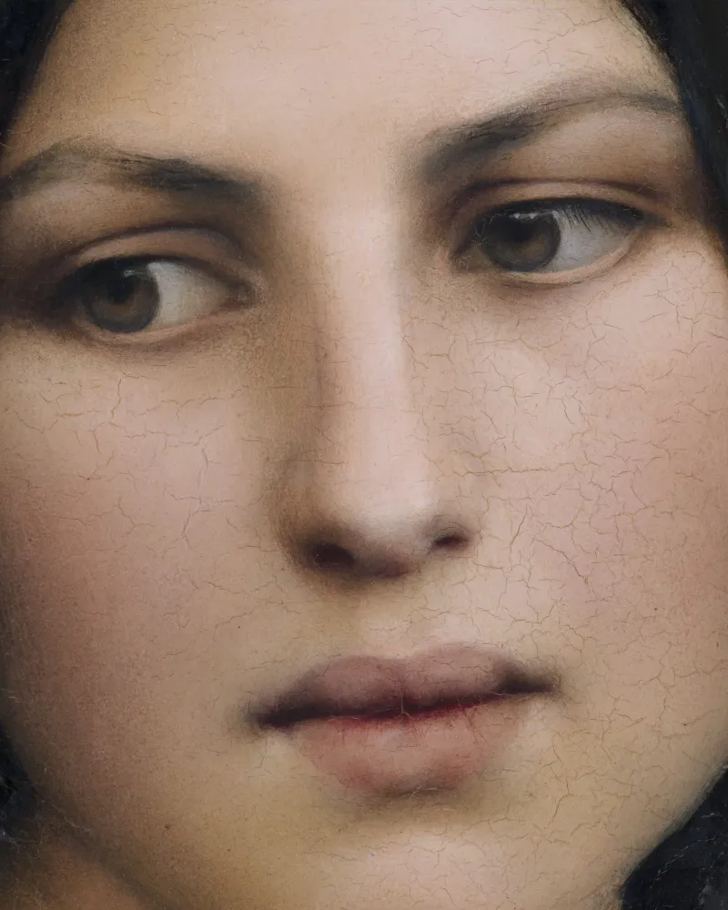 Louis Janmot "Fleur des Champs" Muotokuvan Yksityiskohta Juliste Posterscape Creative Studio