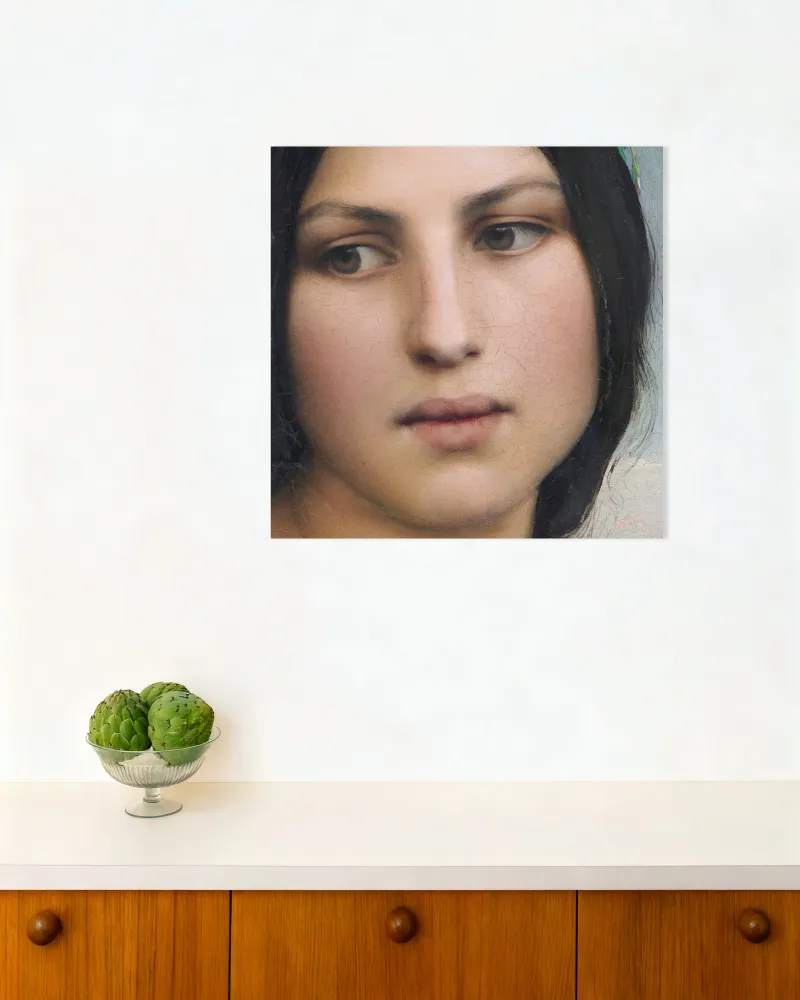 Louis Janmot "Fleur des Champs" Muotokuvan Yksityiskohta Juliste Posterscape Creative Studio