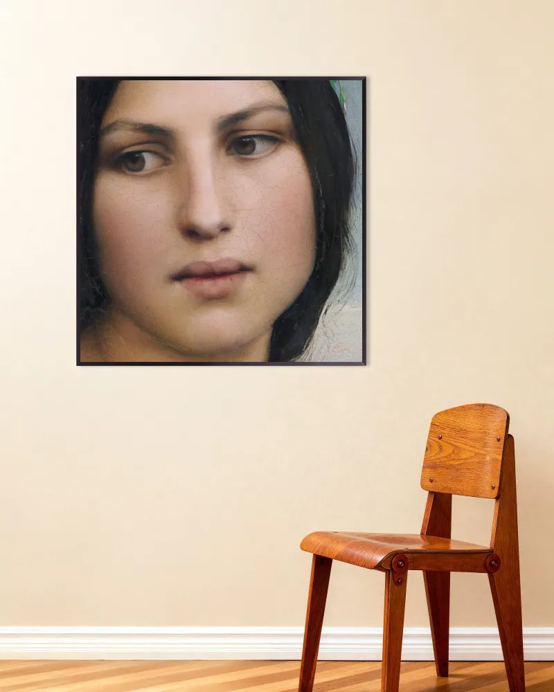 Louis Janmot "Fleur des Champs" Muotokuvan Yksityiskohta Juliste Posterscape Creative Studio