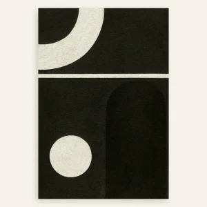 Musta-valkoiset muodot – Minimalistinen geometrinen juliste Posterscape Creative Studio