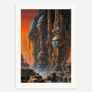 Toiset maailmat kuin nämä - kunnianosoitus Métal Hurlant 05 - juliste Posterscape Creative Studio