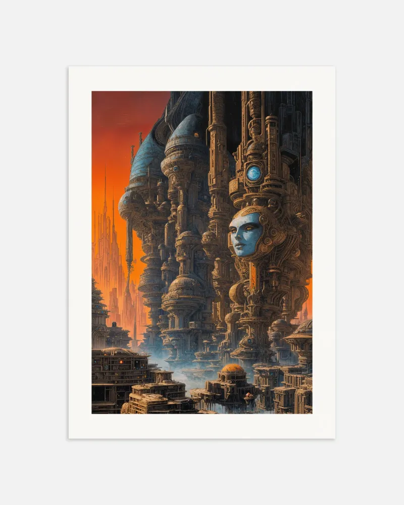 Toiset maailmat kuin nämä - kunnianosoitus Métal Hurlant 05 - juliste Posterscape Creative Studio