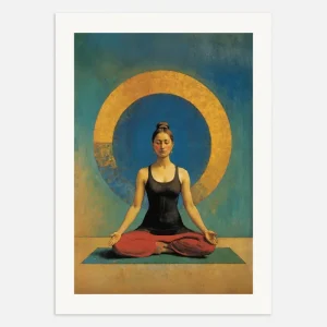 Zen-juliste, meditaatio Posterscape Creative Studio