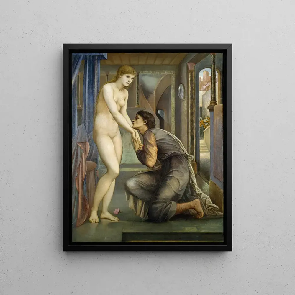 Pygmalion ja kuva, Sielu saavuttaa - Sir Edward Coley Burne - Jones | Taidetuloste