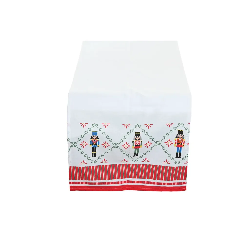 Pöytäjuoksija Home ESPRIT Punainen Vihreä Beige 50 x 150 x 0,2 cm