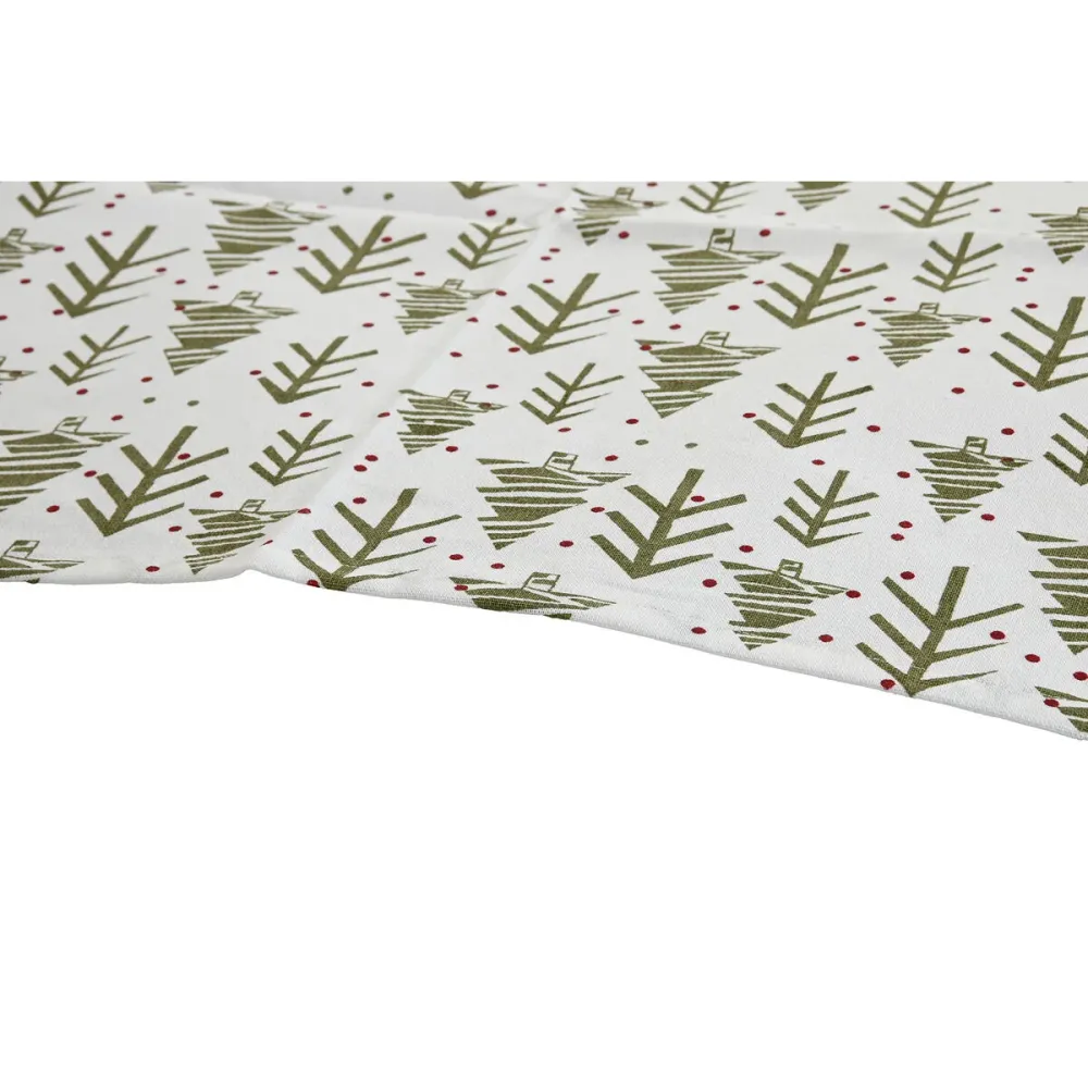 Pöytäjuoksija Home ESPRIT Valkoinen Vihreä Beige 50 x 150 x 0,2 cm