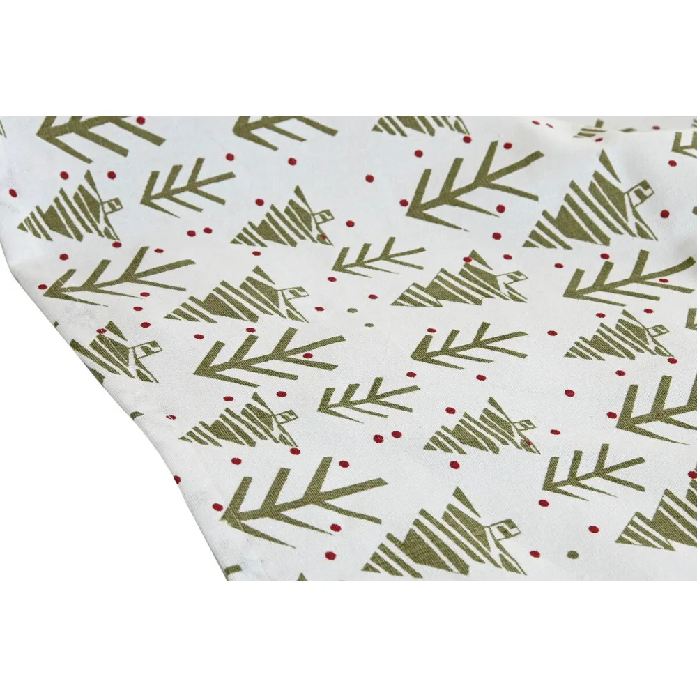 Pöytäjuoksija Home ESPRIT Valkoinen Vihreä Beige 50 x 150 x 0,2 cm