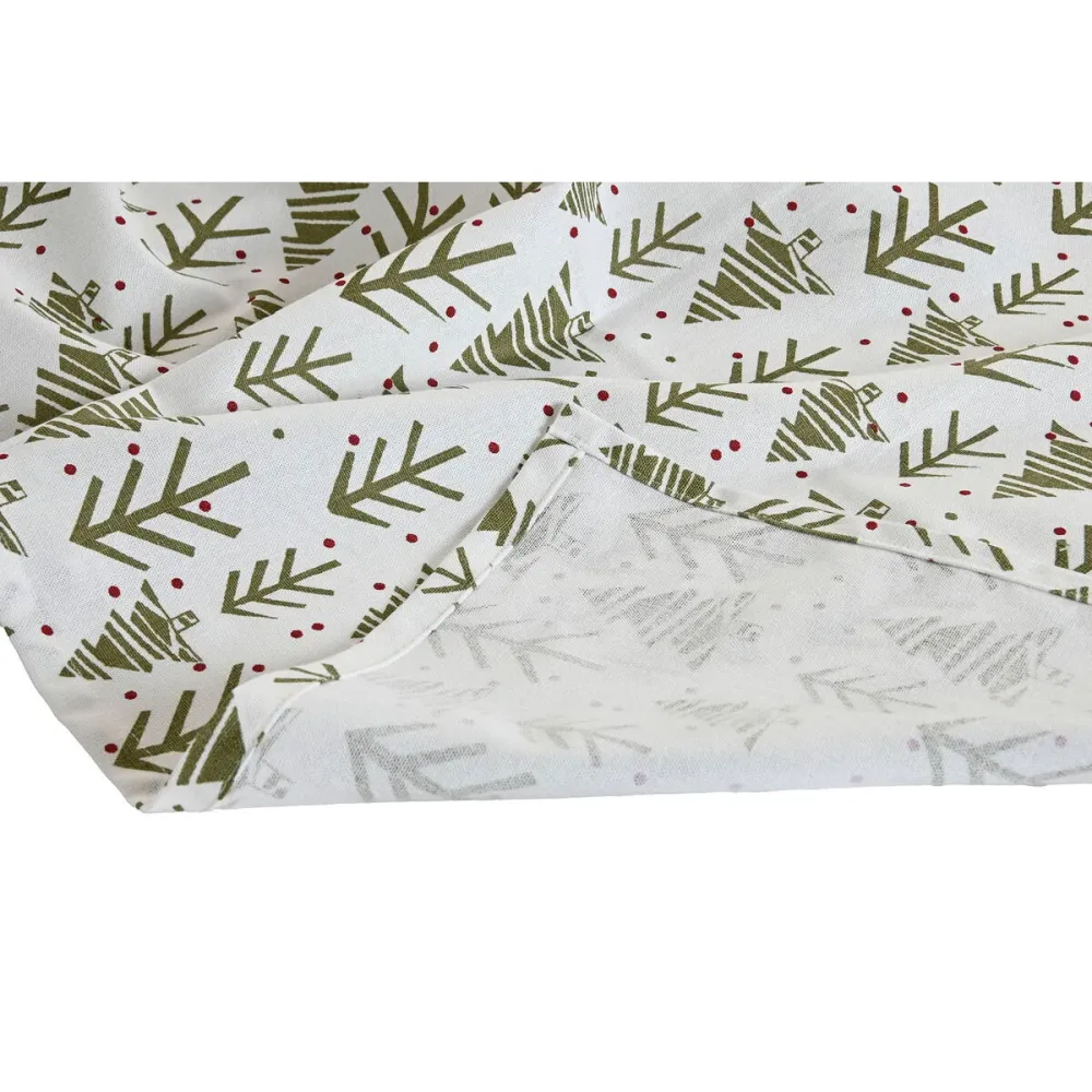 Pöytäjuoksija Home ESPRIT Valkoinen Vihreä Beige 50 x 150 x 0,2 cm