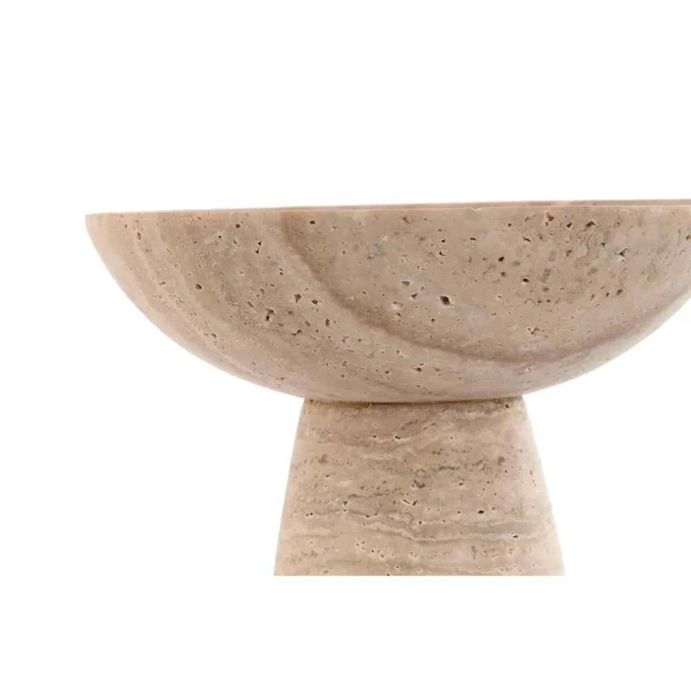 Pöytäkoriste Home ESPRIT Ruskea Marmori 17 x 17 x 10 cm