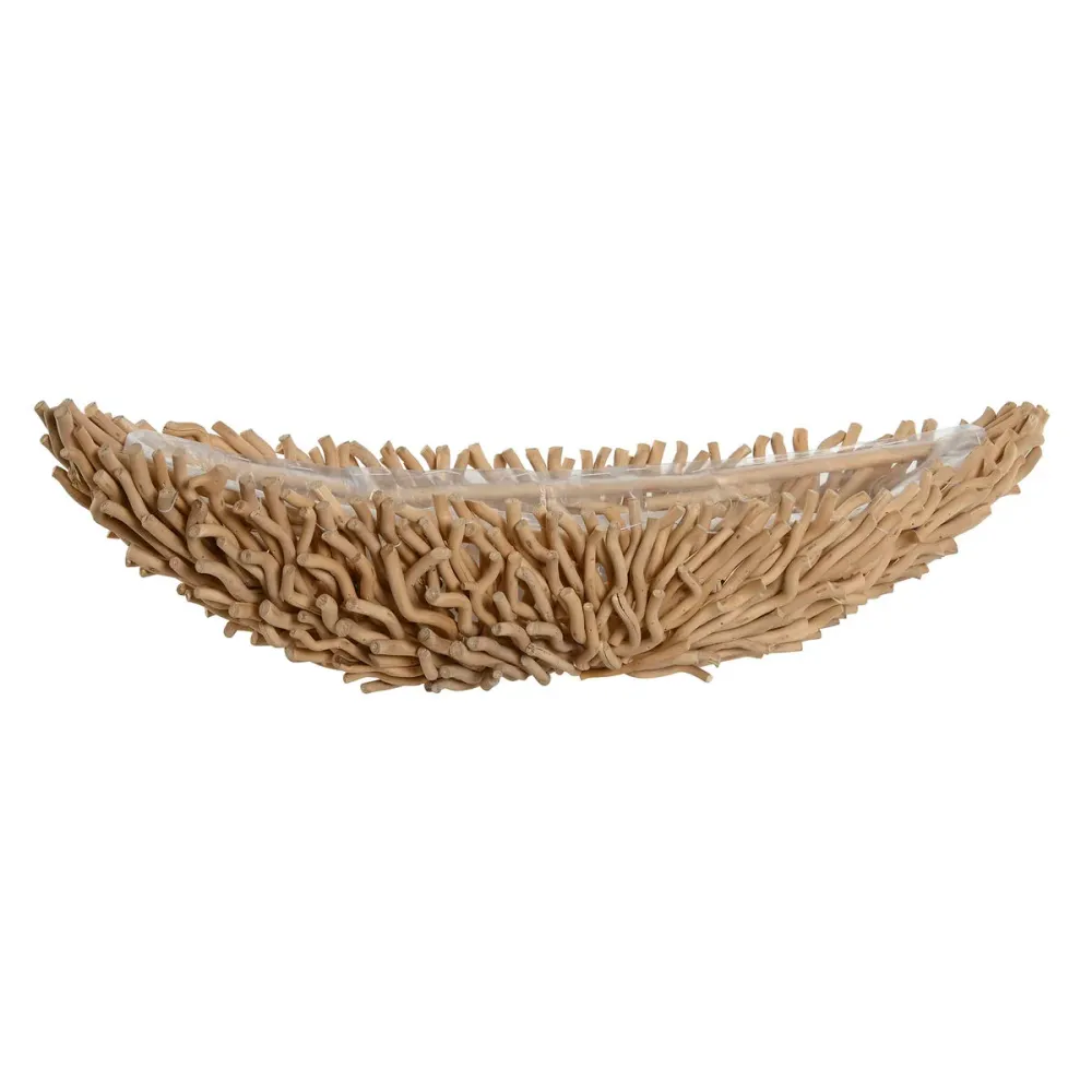 Pöytäkoriste Home ESPRIT Vaaleanruskea Kaupunki 86 x 25 x 17 cm