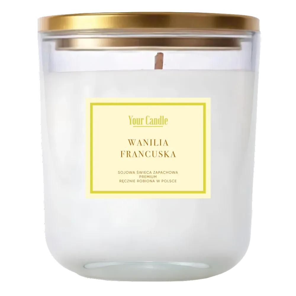Ranskalaisella vaniljalla tuoksuva soijavaha 180 ml - SINUN KYNTTILÄSI (Kausituote)