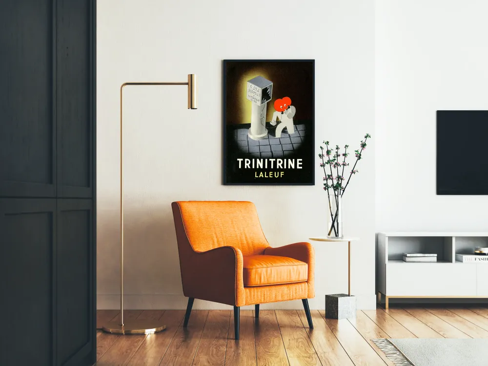 Retro juliste Trinitrine Laleuf seinäkoristukseen