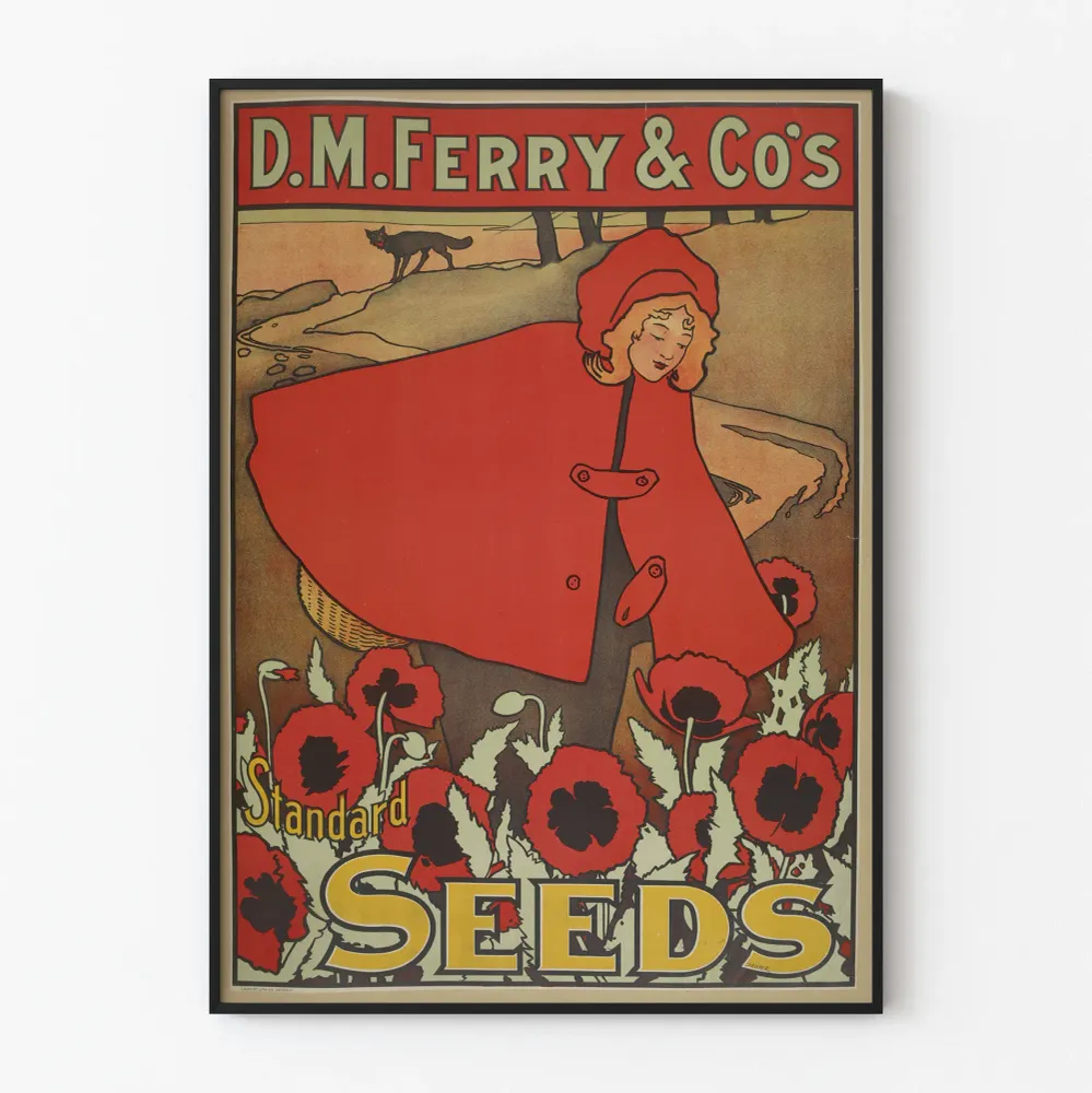 Retrojuliste D.M. Ferry & Co:n Standard Seeds