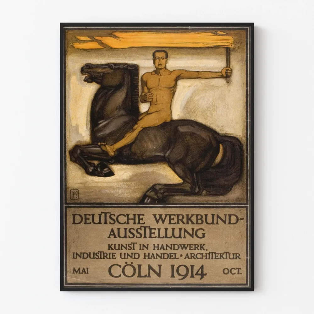 Saksalainen Werkbund-näyttelyjuliste 1914 Kölnissä