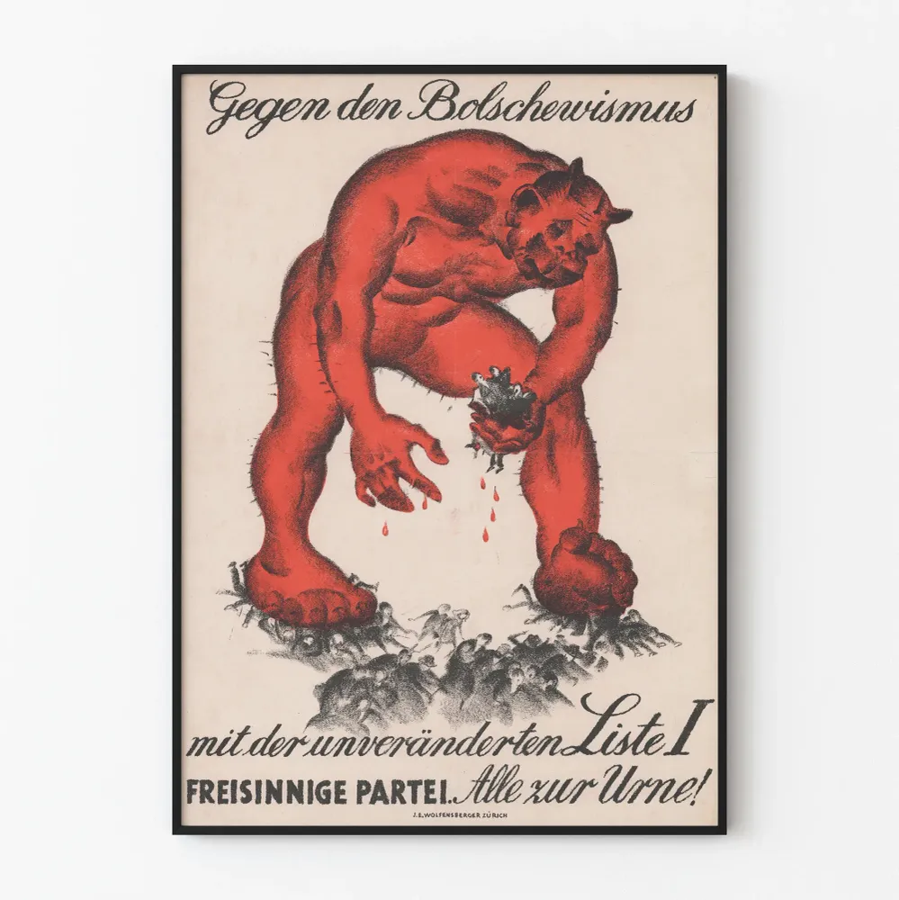 Saksan propagandajuliste bolševismia vastaan