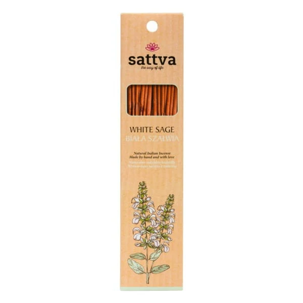 Sattva Natural Valkoinen Salvia suitsuke 30G