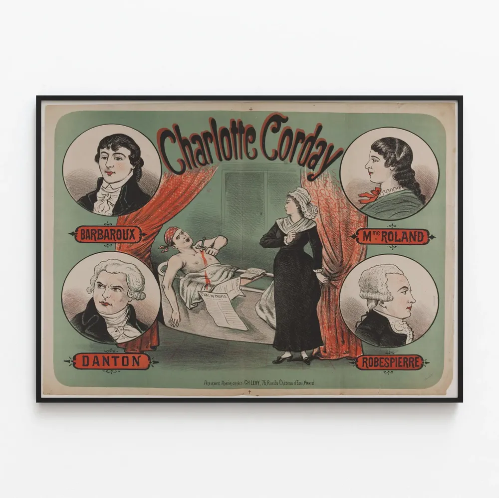 Seinäjuliste Charlotte Corday ja Ranskan vallankumoukselliset