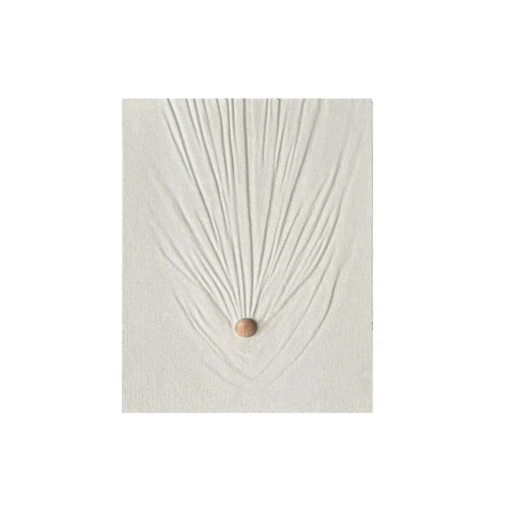 Seinäkoriste Home ESPRIT Valkoinen Luonnollinen Scandi 60 X 7 X 80 CM