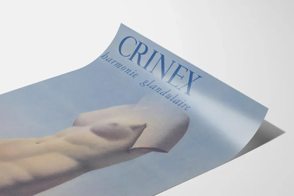 Seinäkoristejuliste Crinex glandulaarinen harmonia