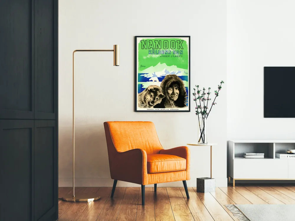 Seinäkoristejuliste Nanook North, Robert J. Flaherty