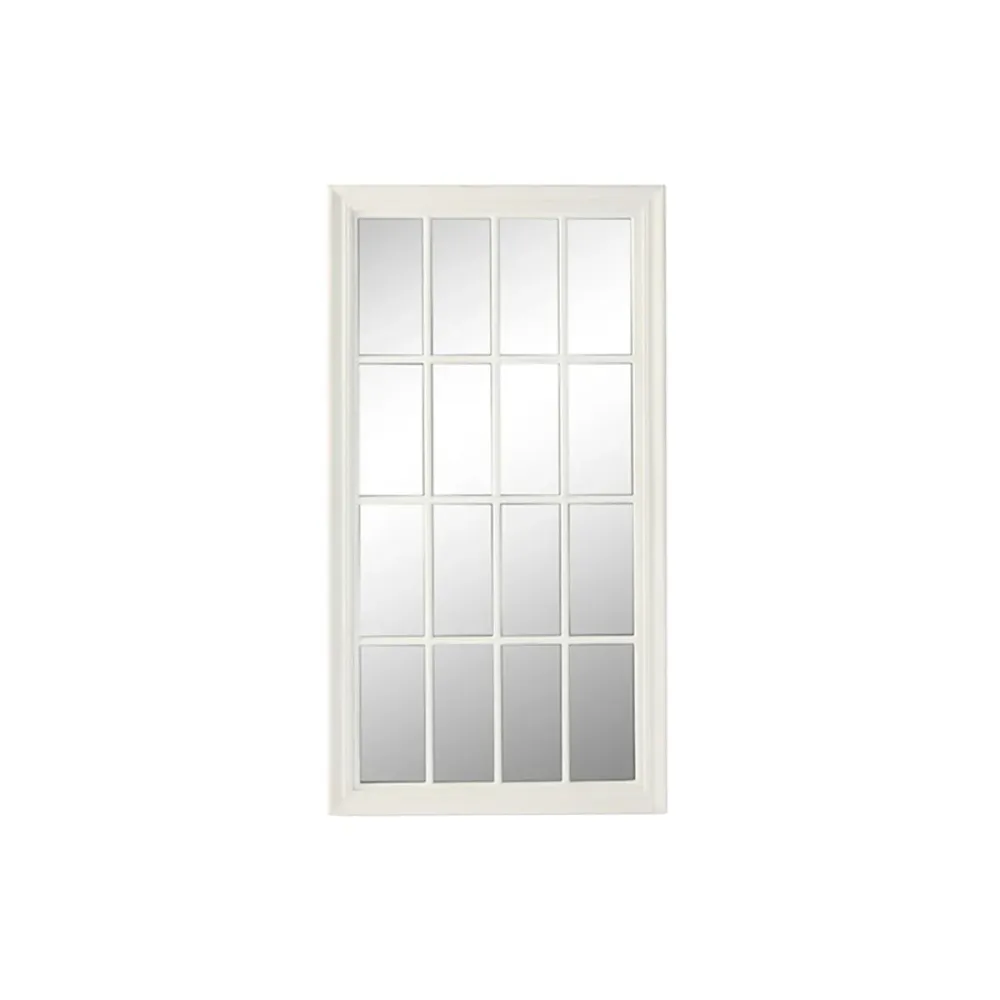 Seinäpeili Home ESPRIT Valkoinen Ikkuna 68 x 4 x 128 cm