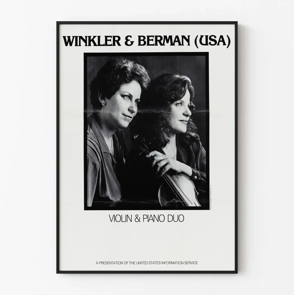 Sisustustuloste Duo Viulu & Piano Winkler & Berman USA