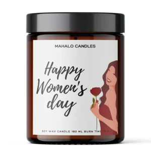 Soijakynttilät FRAUENTAG 180ml Käsityönä tehdyt MahaloCandles