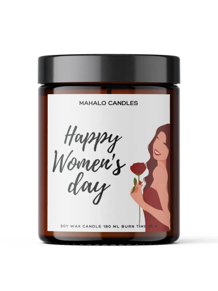 Soijakynttilät FRAUENTAG 180ml Käsityönä tehdyt MahaloCandles