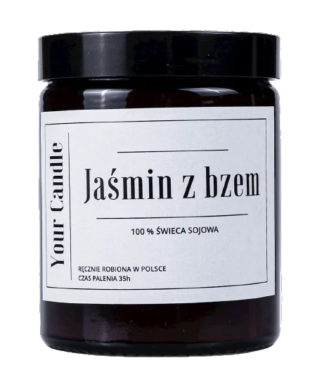 Soijavahainen jasmiini- ja syreeni-kynttilä 180 ml - VOTRE BOUGIE