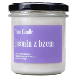 Soijavahainen jasmiini- ja syreeni-kynttilä 300 ml - VOTRE BOUGIE