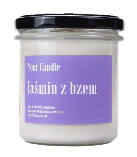 Soijavahainen jasmiini- ja syreeni-kynttilä 300 ml - VOTRE BOUGIE