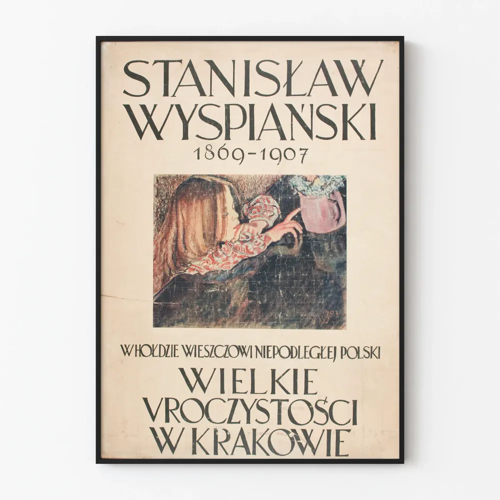 Stanisław Wyspiański 1869-1907 - Taiteellinen seinäkoristelu juliste
