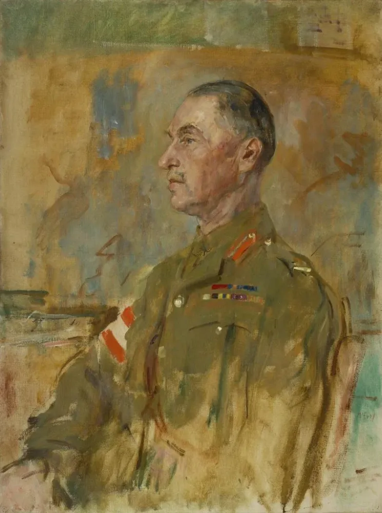 Suuri kenraali Sir C. D. Shute, K.B.C., C.M.G. - Ambrose McEvoy | Taidetuloste