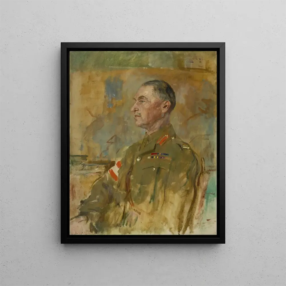 Suuri kenraali Sir C. D. Shute, K.B.C., C.M.G. - Ambrose McEvoy | Taidetuloste