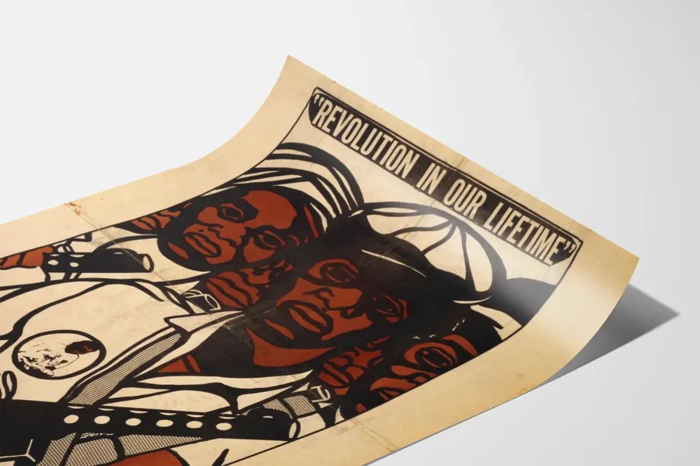 Taidevallankumouksellinen juliste Black Panther Party