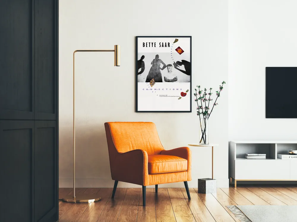 Taiteellinen juliste Betye Saar Connections 1989