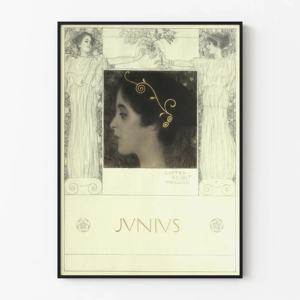Taiteellinen juliste Junius, Gustav Klimt