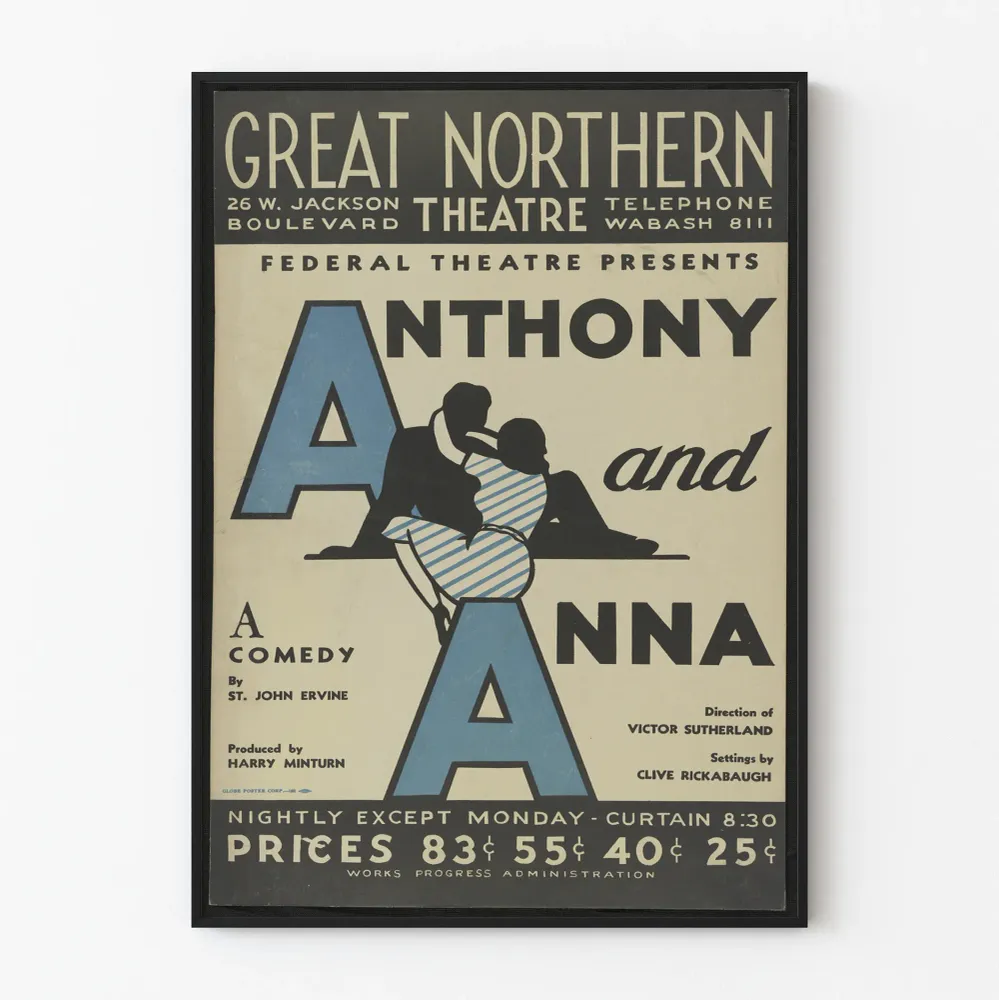Teatteri Anthony ja Anna - Great Northern -juliste
