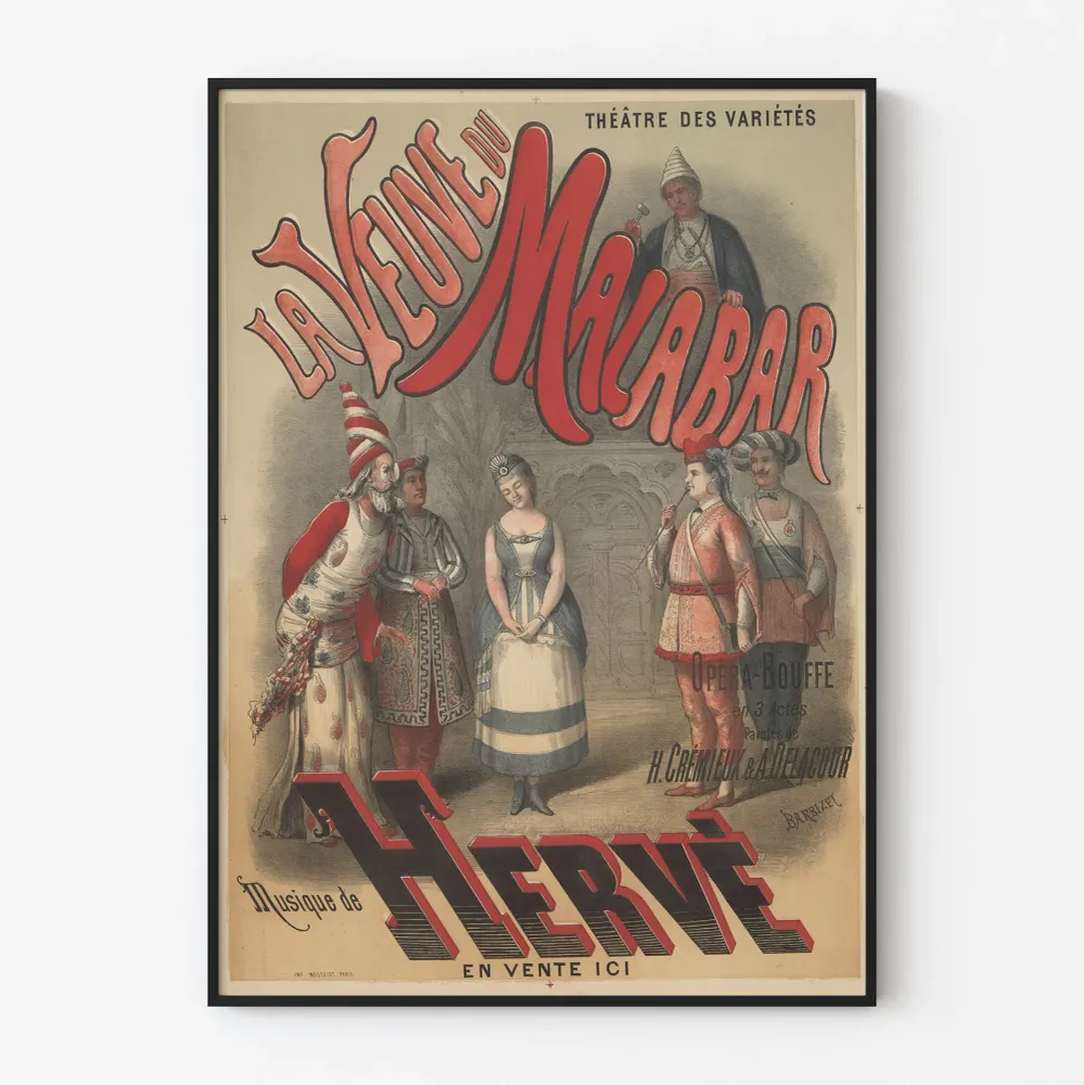 Teatteri Variétéjen juliste Malabarin leski