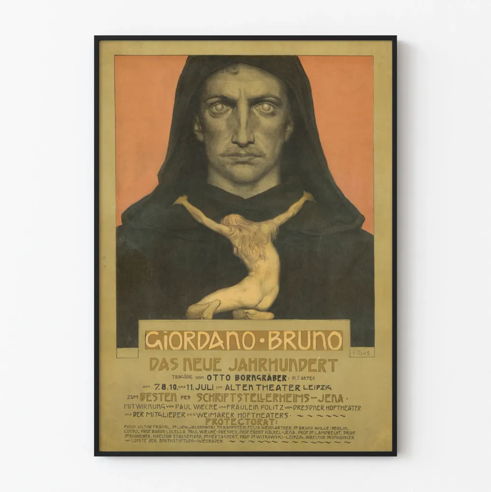 Teatterijuliste Giordano Bruno Otto Borngräberilta