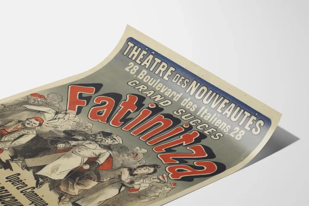 Teatterin Juliste Théâtre des Nouveautés - Ooppera Comique Fatinitza M. Suppé