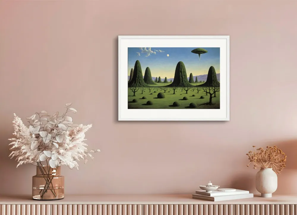 Belgialainen surrealismi, eksoplaneettamaisema - Juliste The Object
