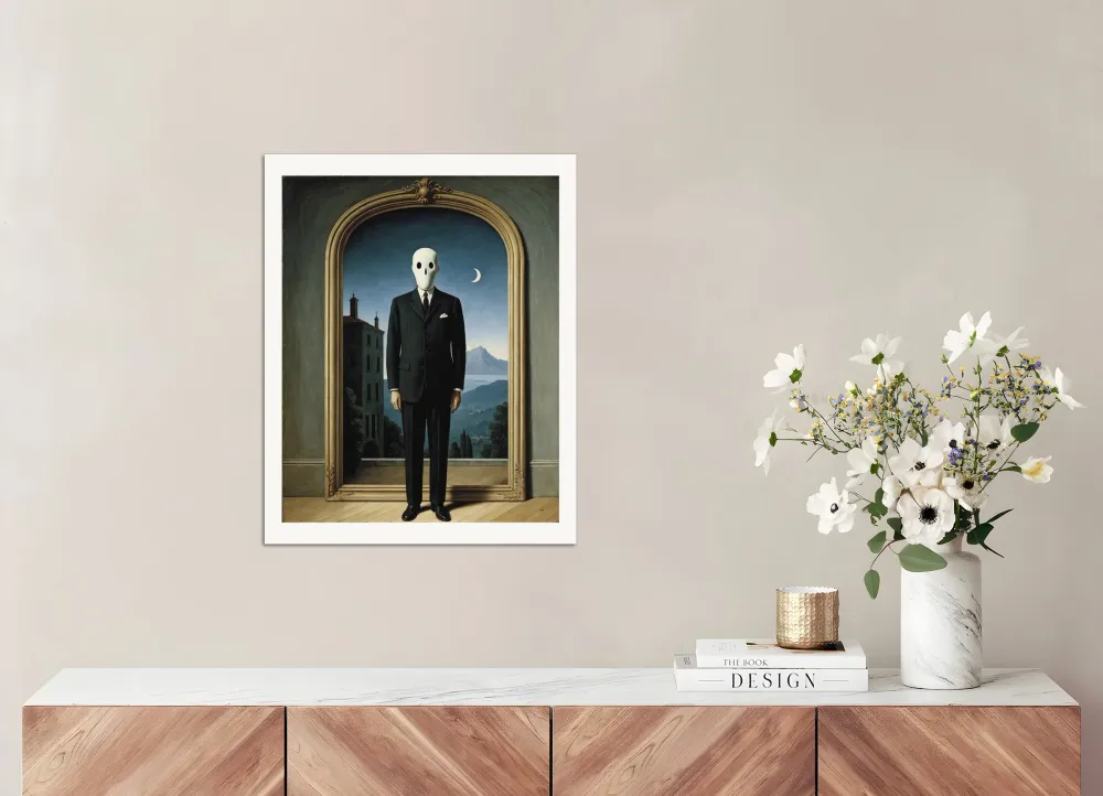 Belgialainen surrealismi, haamun naamio - Juliste The Object
