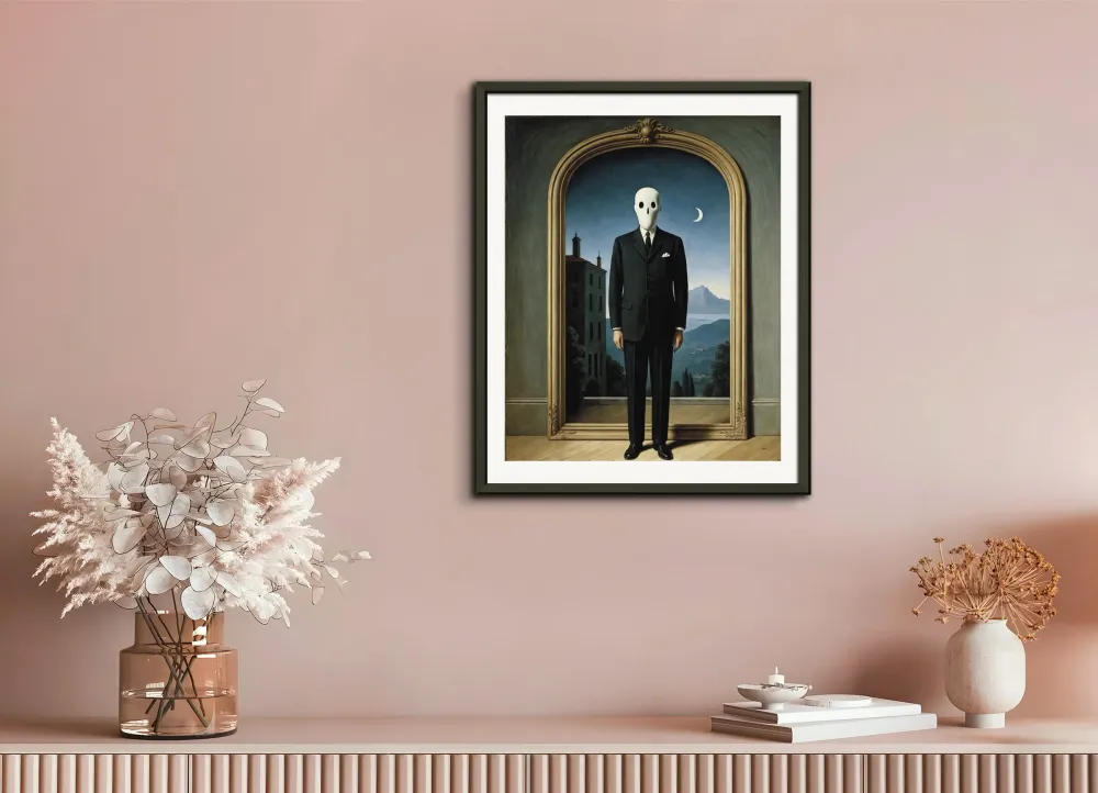 Belgialainen surrealismi, haamun naamio - Juliste The Object