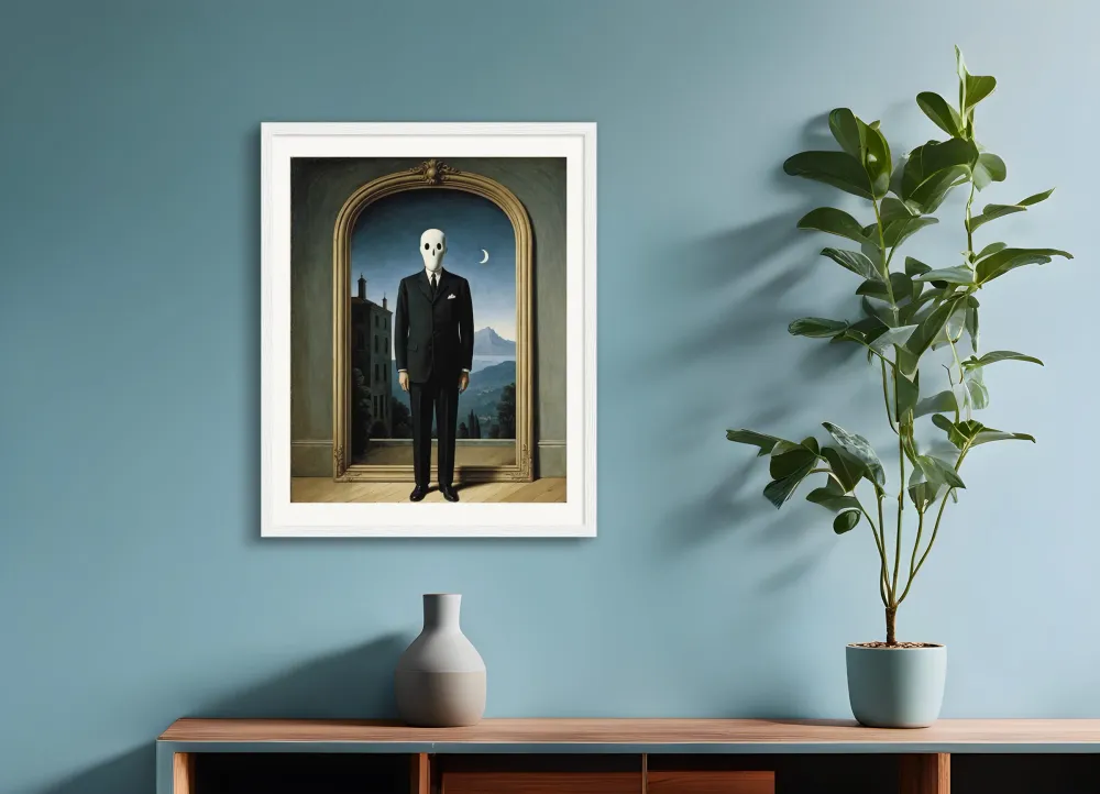 Belgialainen surrealismi, haamun naamio - Juliste The Object
