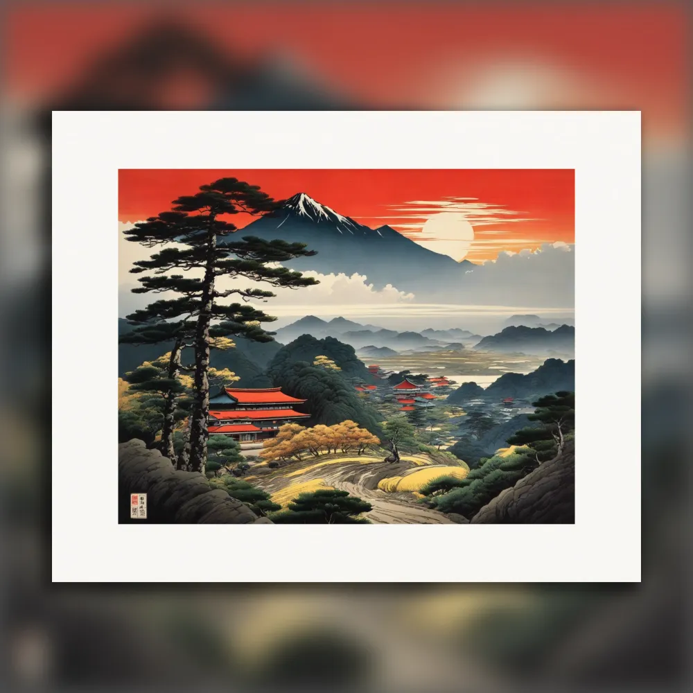 Japanilainen maisema - Juliste The Object