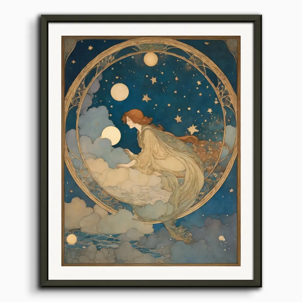 Lumoava kuvitus upeilla yksityiskohdilla, Astrologia - Juliste The Object