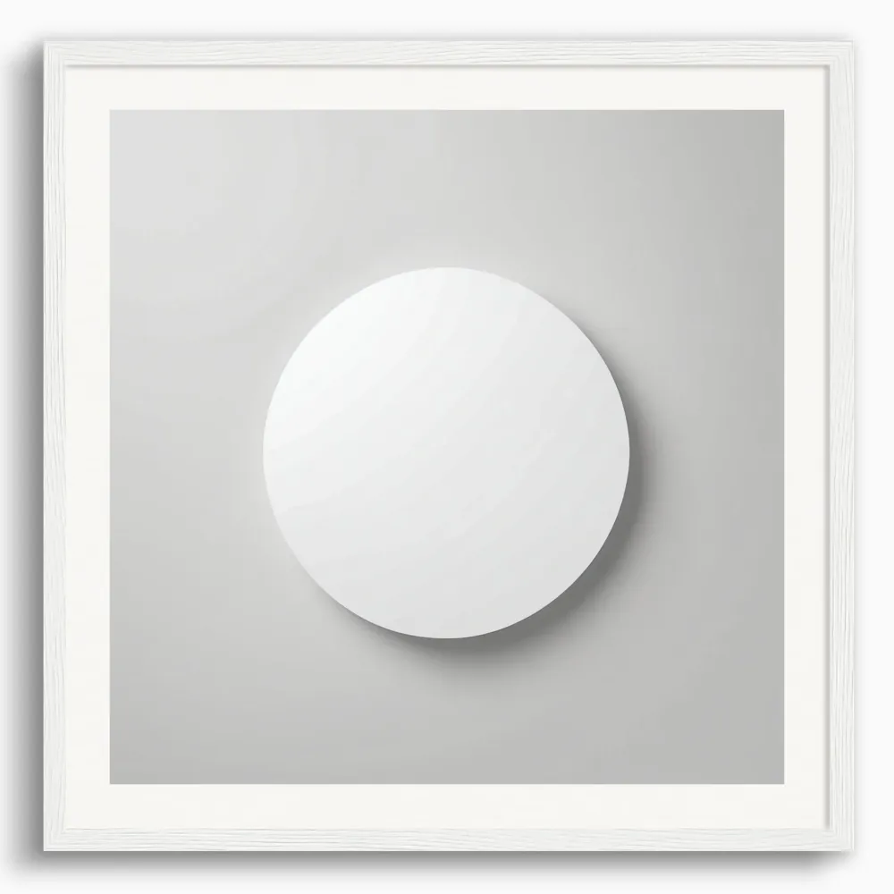 Minimalismi-taide, ympyrä - Juliste The Object